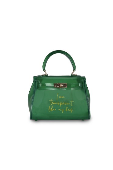 5200 BOLSO TRANSPARENTE SMALL VERDE