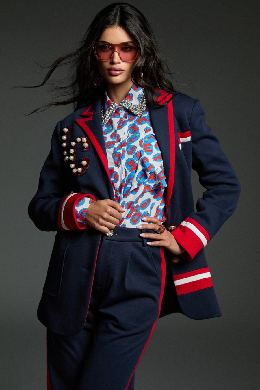 BLAZER DIN BUMBAC NAVY