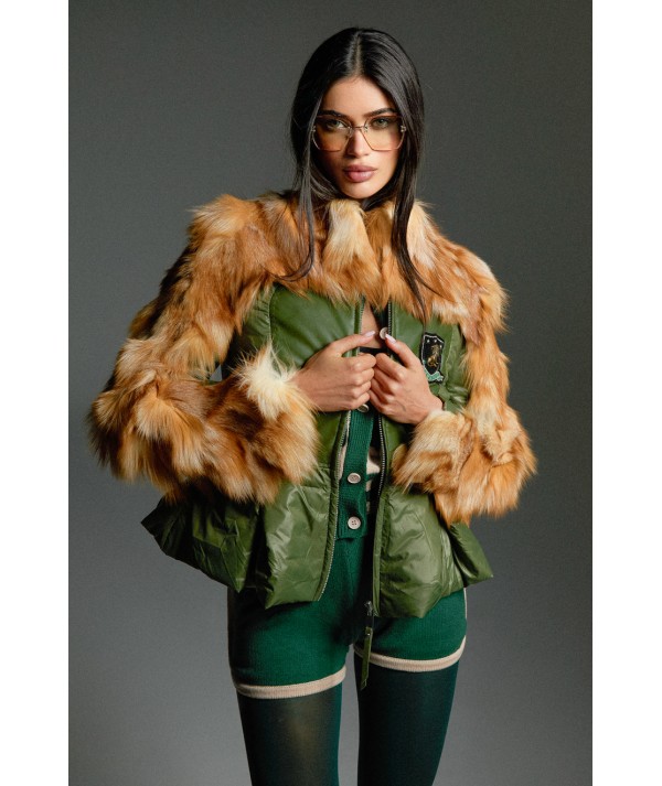 KURTKA PUCHOWA FOX KHAKI