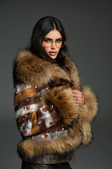 CHAQUETA  CUADROS  CON ZORRO