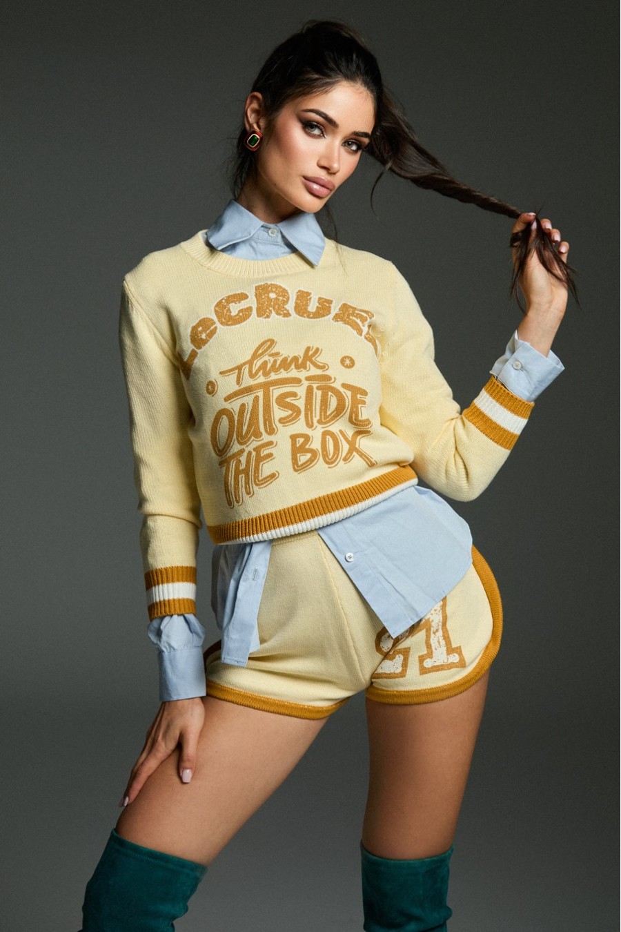 SHORT PUNTO AMARILLO