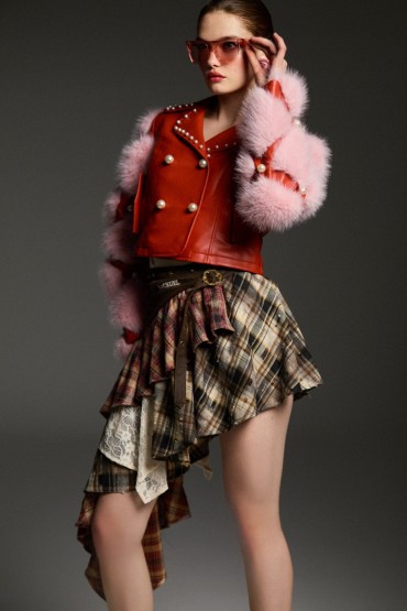 FALDA ASIMETRICA CON CANESU