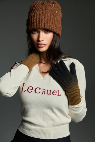 CAP WOOL STONES BROWN U
