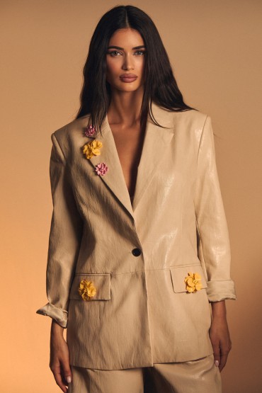 BLAZER DE ECOPIEL | COLECCIÓN VERANO