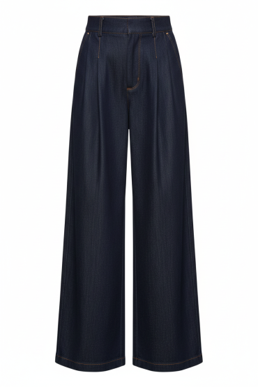 PANTALONI LARGHI IN DENIM