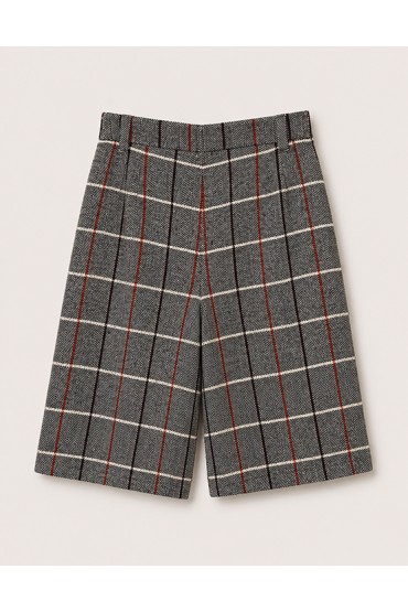 BERMUDAS CUADROS GRIS