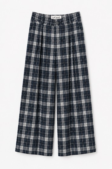PANTALON À CARREAUX