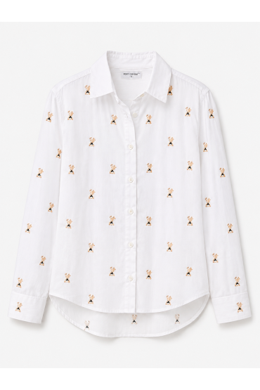 CAMISA BRANCA COM URSOS