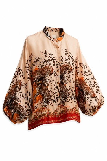 HEMD MIT ANIMAL-PRINT
