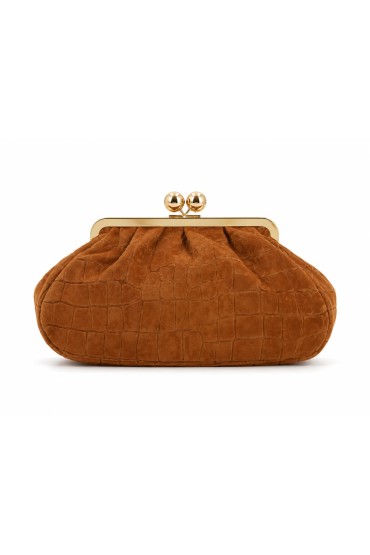 BOLSA COM BOCAL MARROM
