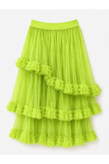 JUPE EN TULLE VERTE