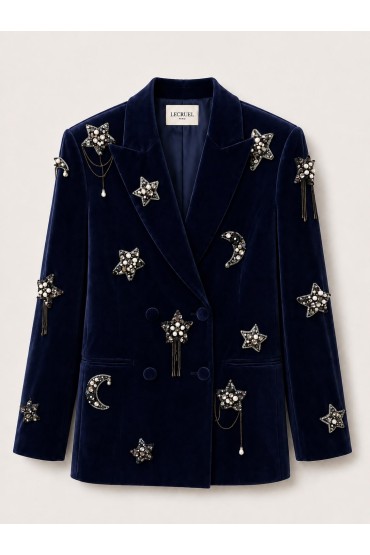 BLAZER TERCIPELO CON ESTRELLAS