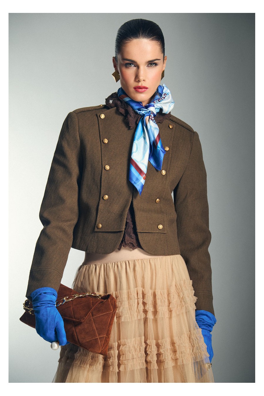 CHAQUETA MILITAR VERDE