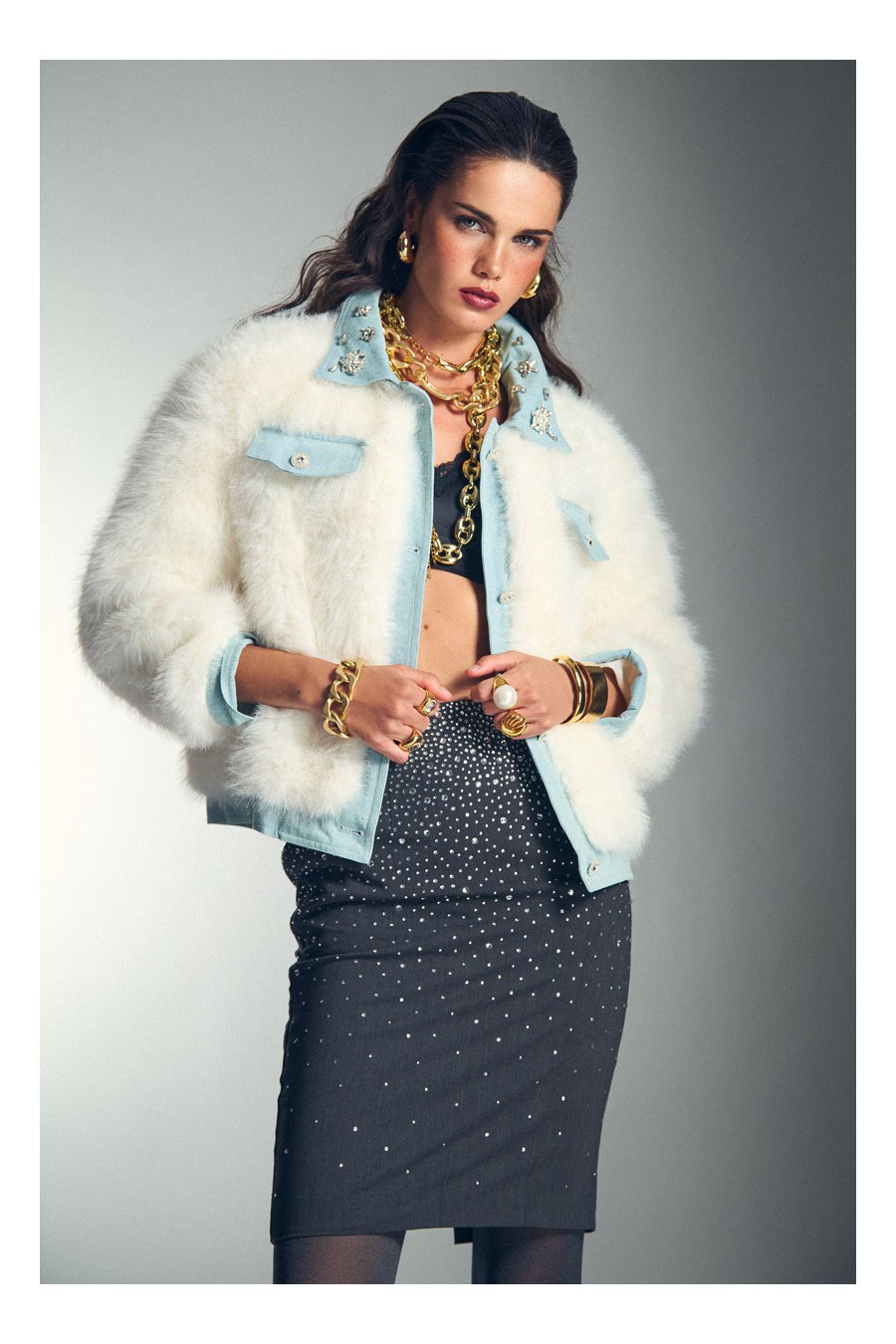 BLACO FUR COAT
