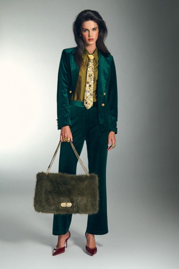 BLAZER TERCIOPELO VERDE