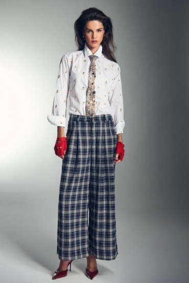 PANTALONI A QUADRI