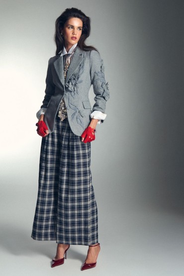 PANTALON À CARREAUX
