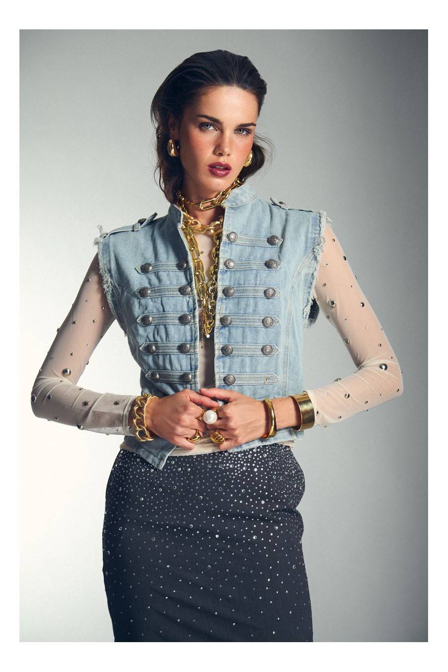 DENIM-WESTE VON CORSARIO