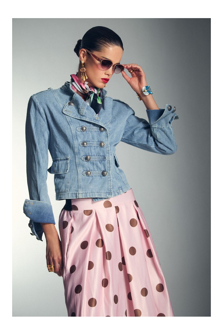 CHAQUETA DENIM CORSARIO