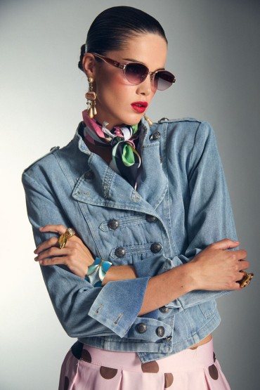 CHAQUETA DENIM CORSARIO