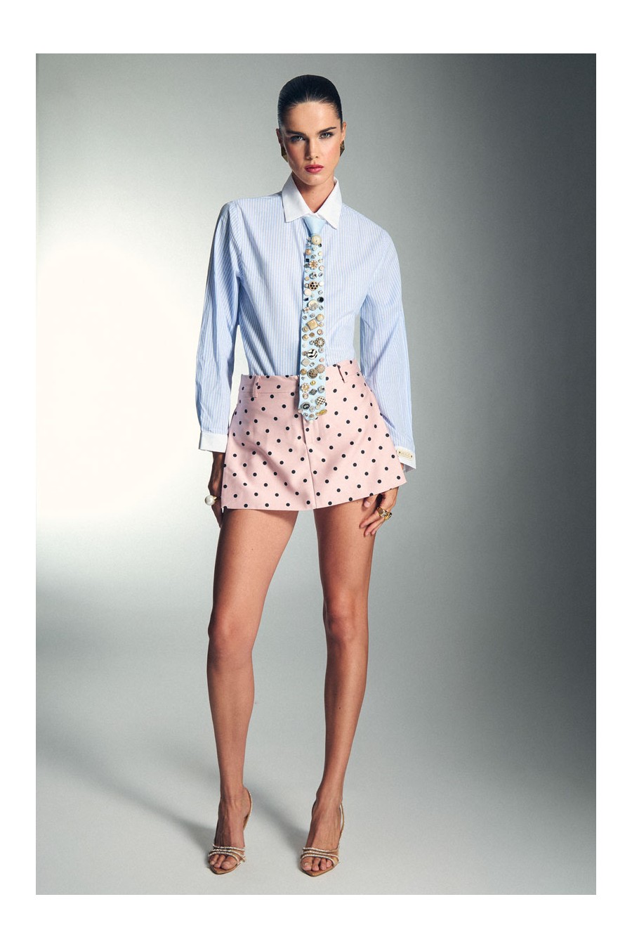 CAMICIA OXFORD BLU