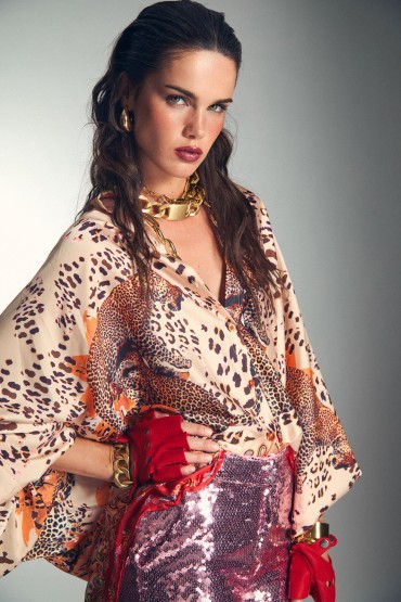CAMISA ESTAMPADA ANIMAL PRINT