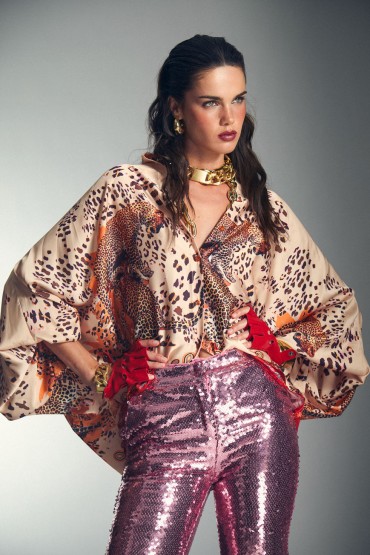 CAMISA ESTAMPADA ANIMAL PRINT