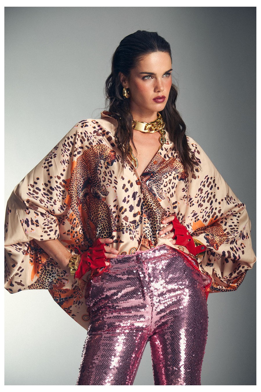 CAMISA ESTAMPADA ANIMAL PRINT