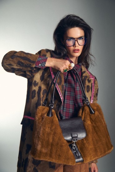 BOLSO MARRON PELO
