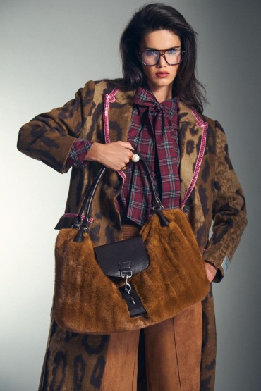 BOLSO MARRON PELO