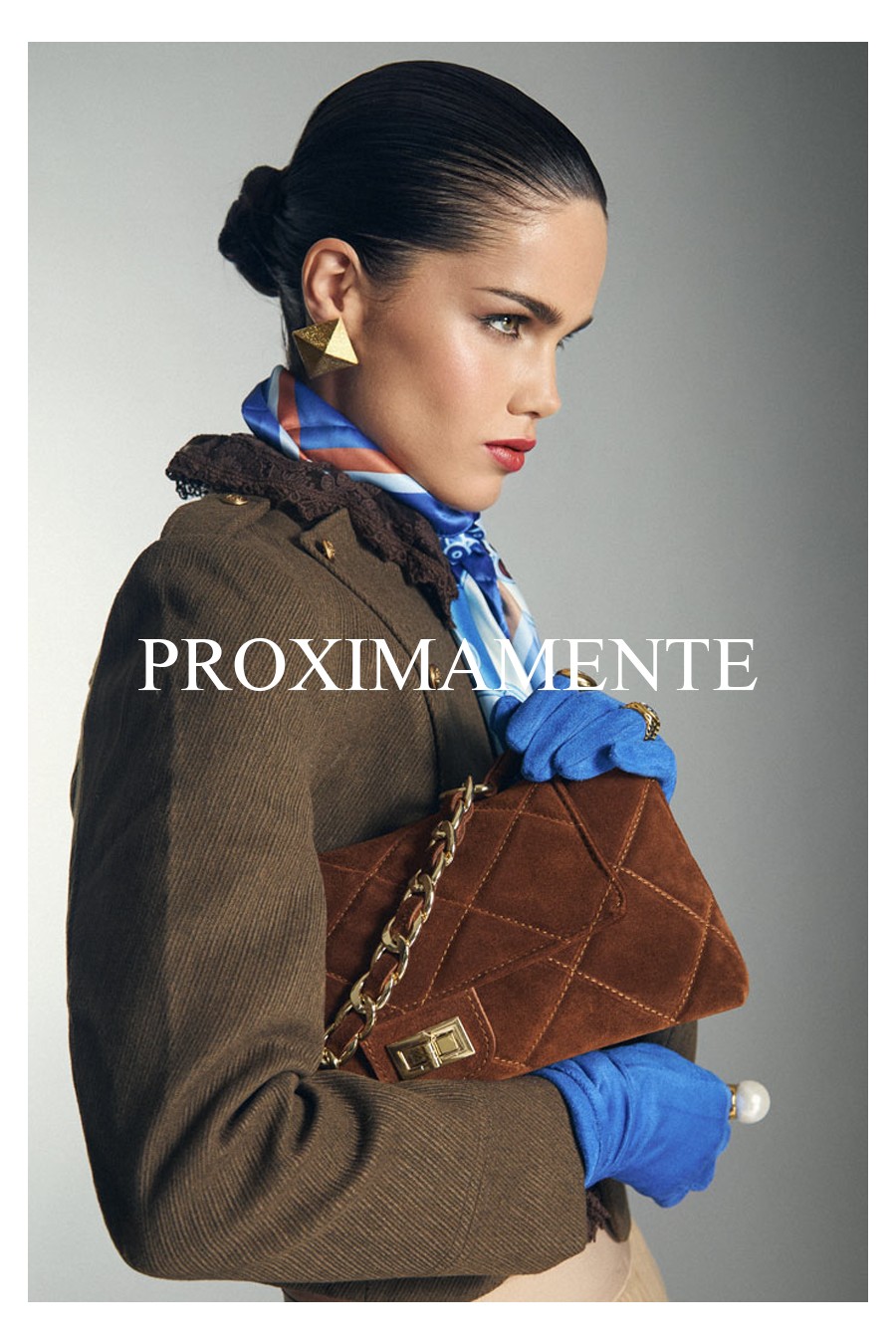 BOLSO ACOLCHADO MARRON