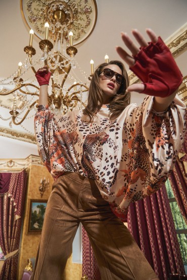 CAMISA ESTAMPADA ANIMAL PRINT