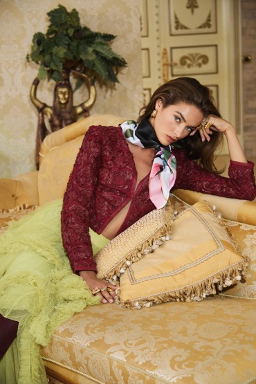 JUPE EN TULLE VERTE
