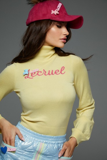 JERSEY CUELLO VUELTO AMARILLO