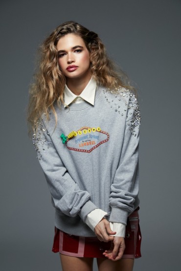 SUDADERA GRIS PEDRERIA